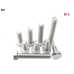 M4 ALUMINIOWE ŚRUBY DIN 933